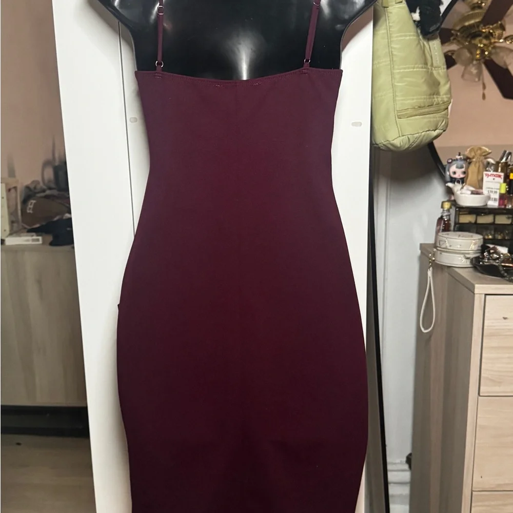 Lulus Burgundy Dress - Picture 4 of 5